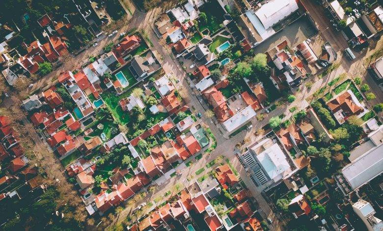bird's eye view photography of city