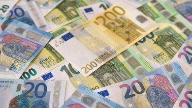 50 and 20 euro banknotes