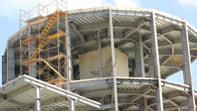 a large building under construction